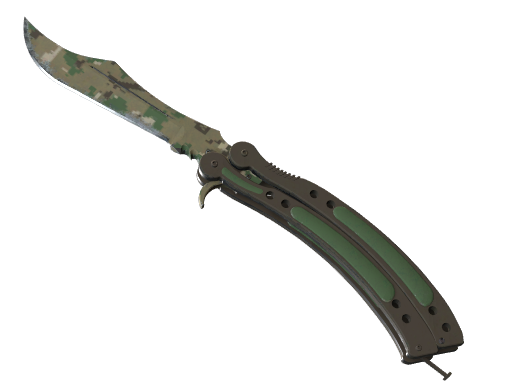 Produto ★ Butterfly Knife | Forest DDPAT