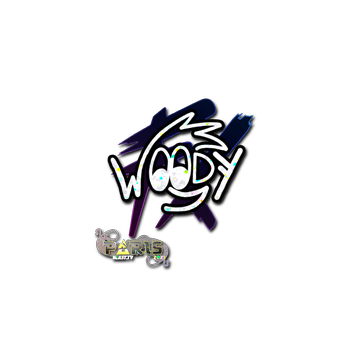 Sticker | WOOD7 (Glitter) | Paris 2023