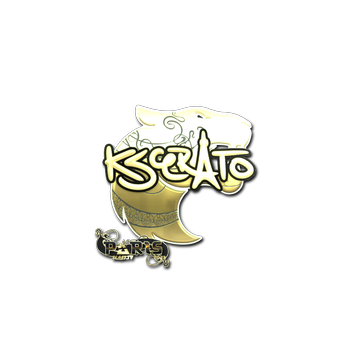 Sticker | KSCERATO (Gold) | Paris 2023