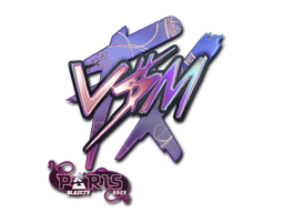 Produto Sticker | v$m (Holo) | Paris 2023