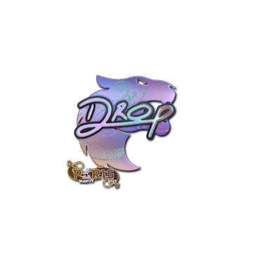 Sticker | drop (Holo) | Paris 2023