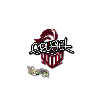 Sticker | CRUC1AL (Glitter) | Paris 2023