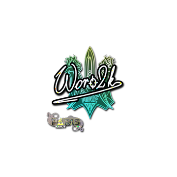 Sticker | Woro2k (Glitter) | Paris 2023