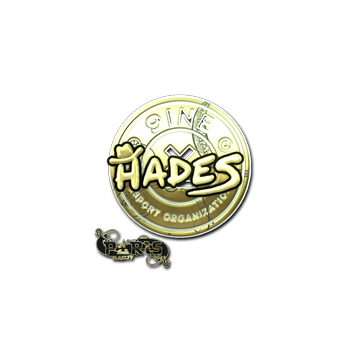 Sticker | hades (Gold) | Paris 2023