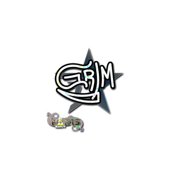 Sticker | Grim (Glitter) | Paris 2023