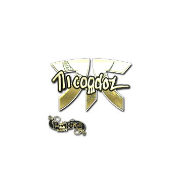 Sticker | nicoodoz (Gold) | Paris 2023
