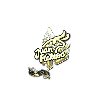 Sticker | juanflatroo (Gold) | Paris 2023