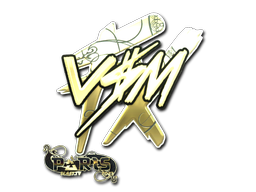 Produto Sticker | v$m (Gold) | Paris 2023