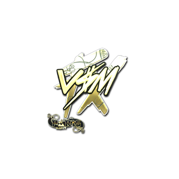 Sticker | v$m (Gold) | Paris 2023