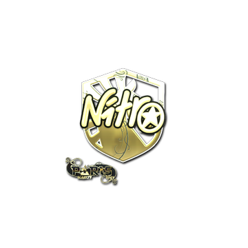 Sticker | nitr0 (Gold) | Paris 2023