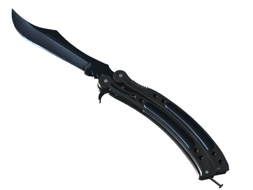 Produto Canivete Borboleta (★) | Aço Azul