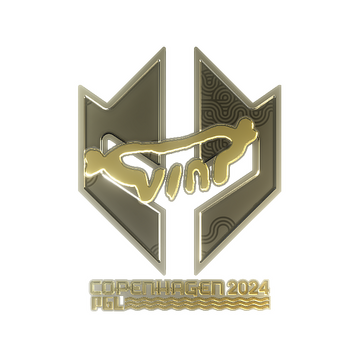 Sticker | VINI (Gold) | Copenhagen 2024