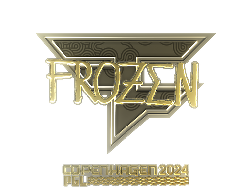 Produto Sticker | frozen (Gold) | Copenhagen 2024