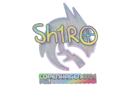 Sticker | sh1ro (Holo) | Copenhagen 2024 Sticker — CS2 skin in the Demoman case on DuckSkins