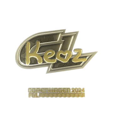 Sticker | Keoz (Gold) | Copenhagen 2024