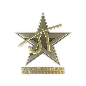 Sticker | JT (Gold) | Copenhagen 2024