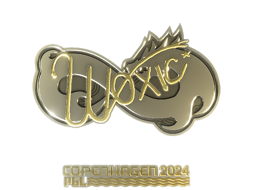 Produto Sticker | woxic (Gold) | Copenhagen 2024