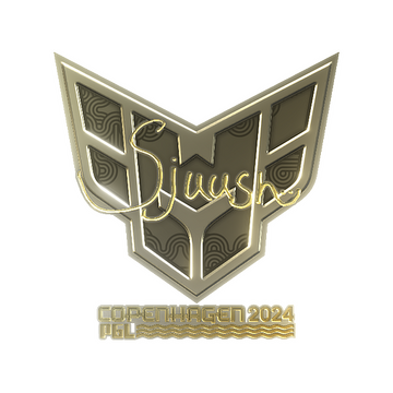 Sticker | sjuush (Gold) | Copenhagen 2024