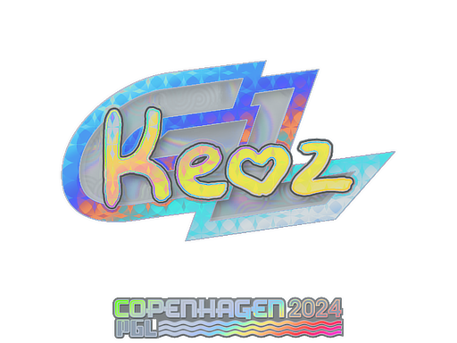 Produto Sticker | Keoz (Holo) | Copenhagen 2024