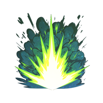Sticker | Boom Detonation (Glitter)