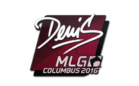 Sticker | denis | MLG Columbus 2016 Sticker — CS2 skin in the Diavolo case on DuckSkins