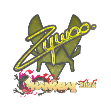 Sticker | ZywOo (Glitter) | Shanghai 2024