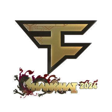 Sticker | FaZe Clan (Gold) | Shanghai 2024