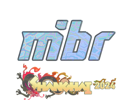 Produto Sticker | MIBR (Holo) | Shanghai 2024