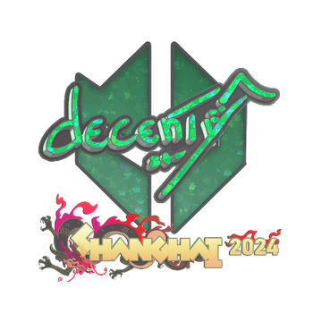 Sticker | decenty (Glitter) | Shanghai 2024