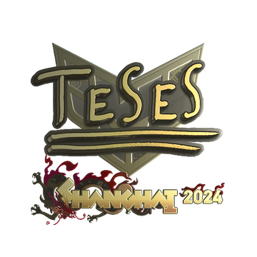 Sticker | TeSeS (Gold) | Shanghai 2024