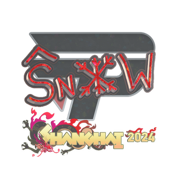 Sticker | snow (Glitter) | Shanghai 2024