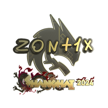 Sticker | zont1x (Gold) | Shanghai 2024