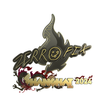 Sticker | zeRRoFIX (Gold) | Shanghai 2024