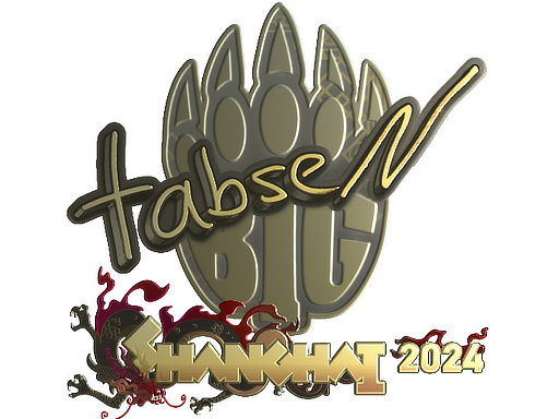 Produto Sticker | tabseN (Gold) | Shanghai 2024