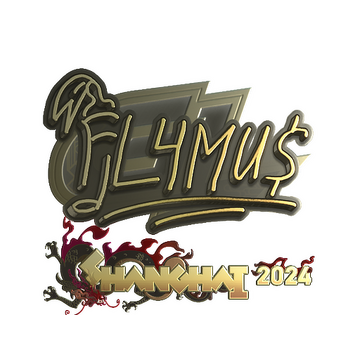 Sticker | FL4MUS (Gold) | Shanghai 2024