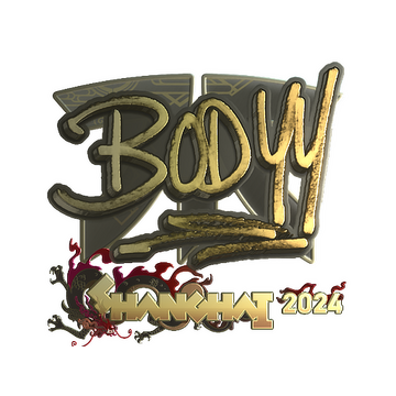 Sticker | bodyy (Gold) | Shanghai 2024