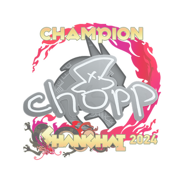 Sticker | chopper (Champion) | Shanghai 2024