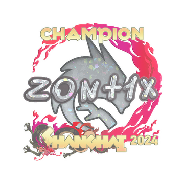 Sticker | zont1x (Glitter, Champion) | Shanghai 2024