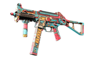 StatTrak™ UMP-45 | K.O. Factory (Minimal Wear) UMP-45 — CS2 skin in the Fever case on DuckSkins