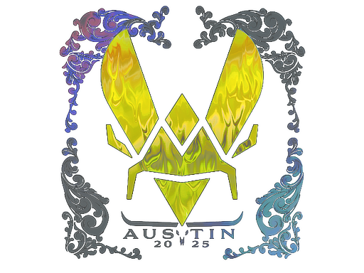 Produto Sticker | Vitality (Holo) | Austin 2025