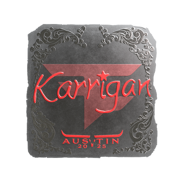 Sticker | karrigan (Foil) | Austin 2025