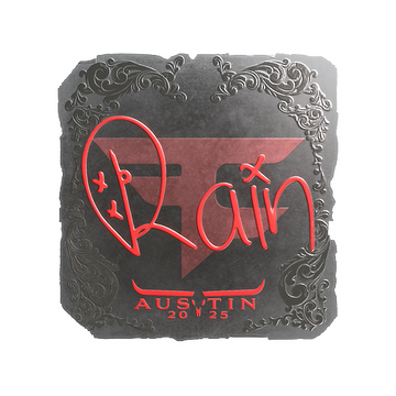Sticker | rain (Foil) | Austin 2025