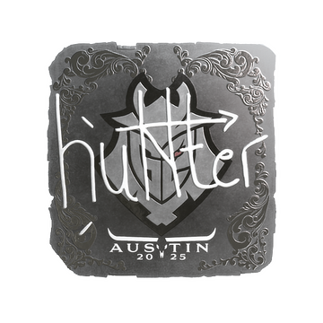 Sticker | huNter- (Foil) | Austin 2025