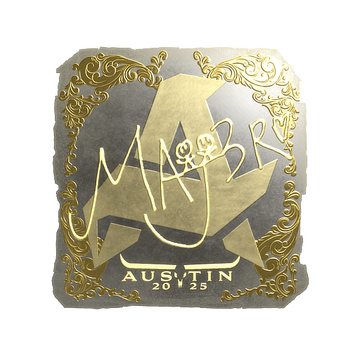Sticker | MAJ3R (Gold) | Austin 2025