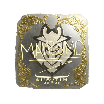 Sticker | malbsMd (Gold) | Austin 2025