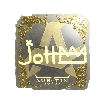 Sticker | jottAAA (Gold) | Austin 2025