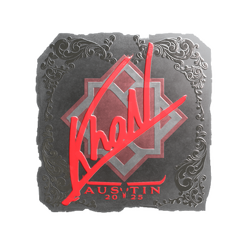 Sticker | khaN (Foil) | Austin 2025