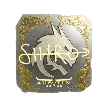 Sticker | sh1ro (Gold) | Austin 2025