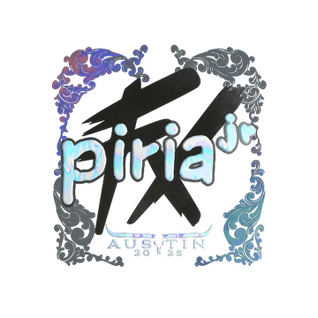Sticker | piriajr (Holo) | Austin 2025