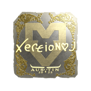 Sticker | xertioN (Gold) | Austin 2025